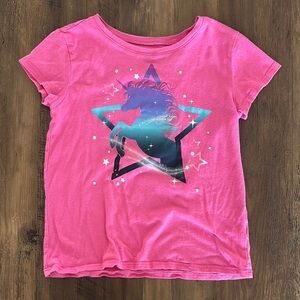 The Children's Place Pink and Black Short Sleeve Tee